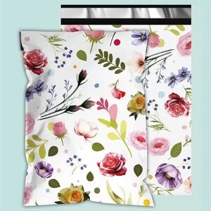 25 Poly Mailers Floral Pattern